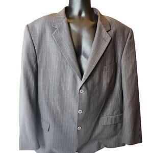 Firado Rome Italy Wool Suit Jacket 54L US Blazer Sport Coat Super 130s Italian